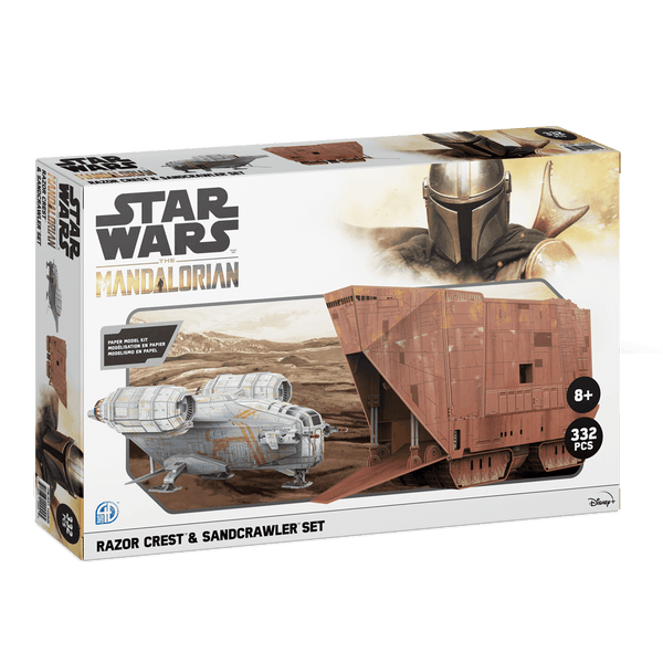 The Mandalorian Razor Crest & Sandcrawler Set4D Puzzle | 4D Cityscape4D Puzz