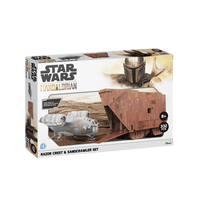 The Mandalorian Razor Crest & Sandcrawler Set4D Puzzle | 4D Cityscape4D Puzz