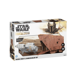 The Mandalorian Razor Crest & Sandcrawler Set4D Puzzle | 4D Cityscape4D Puzz