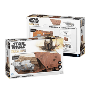 The Mandalorian Razor Crest & Sandcrawler Set4D Puzzle | 4D Cityscape4D Puzz