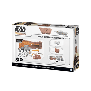 The Mandalorian Razor Crest & Sandcrawler Set4D Puzzle | 4D Cityscape4D Puzz