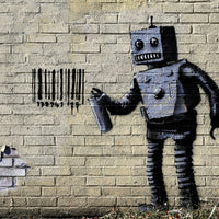 Banksy Puzzle - Urban Art Graffiti - Tagging Robot - 4D Puzzle | 4D Cityscape - 4DPuzz